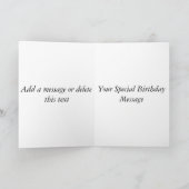 Happy 100th Birthday Greeting Card - Customizable カード (内部)