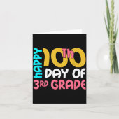 Happy 100th Day Of 3rd Grade 100 Days Of School Fo カード (正面)