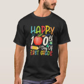 Happy 100th day of First grade Apparel 1st teacher Tシャツ (正面)