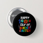 Happy 100th Day Of Kinder Gartenかわいい100日 缶バッジ (正面&裏面)