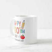 Happy 100th Day of Kindergarten | 学校へ行こう コーヒーマグカップ (正面左)