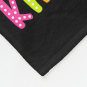 Happy 100th Day Of Kindergarten Funny Teachers Stu フリースブランケット (角)