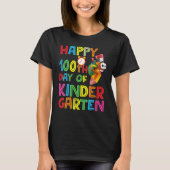Happy 100th Day of Kindergarten Teachers or Studen Tシャツ (正面)
