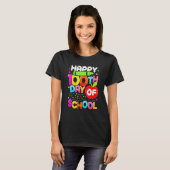 Happy 100th Day Of School 100 Days Smarter Cute Te Tシャツ (正面フル)