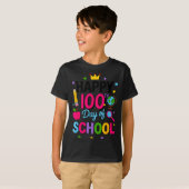 Happy 100th Day Of School 100 Days Smarter Teacher Tシャツ (正面フル)