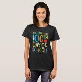 Happy 100th Day Of School 100 Days Smarter Teacher Tシャツ (正面フル)