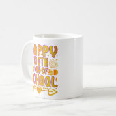 Happy 100th Day of School Coffee Mug コーヒーマグカップ (正面左)