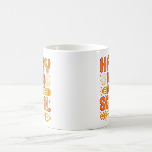 Happy 100th Day of School Coffee Mug コーヒーマグカップ (中央)