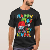 Happy 100th Day Of School Teacher Students 100 Day Tシャツ (正面)