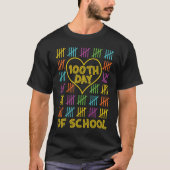 Happy 100th Day Of School Teachers 100 Days For Ad Tシャツ (正面)