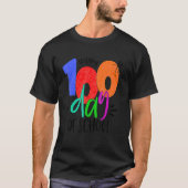 Happy 100th Day of School Teachers 100 Days Tシャツ (正面)