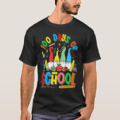 Happy 100th Day Of School Three Gnomes Virtual Tea Tシャツ (正面)