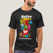 Happy 100th Days Of School School Counselor Tシャツ (正面)