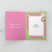 Happy 10th Anniversary Tin名前をピンクに追加 カード (内部)