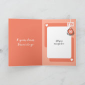 Happy 10th Anniversary Tin名前coral カード (内部)