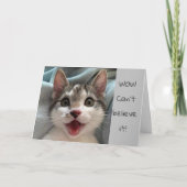 HAPPY **16th**誕生日「WOW」 カード (正面)