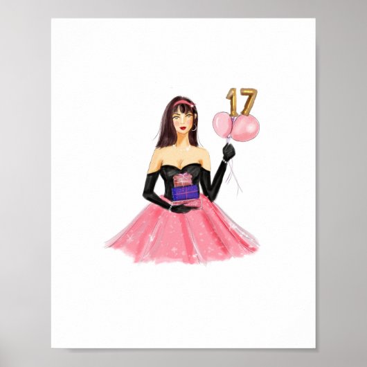 Happy 17th birthday  ポスター (正面)