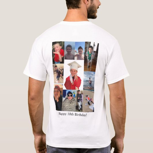 Happy 18th Birthday Evan!  Tシャツ (裏面)