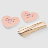 Happy 1st birthday orange purple boho retro name  ハンドファン (組立なし)