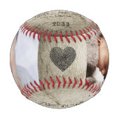Happy 1st Fanthers Dayアンクルフォトコラージュキープサケ 野球ボール (正面)