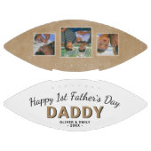 Happy 1st Father's Day Daddy Keepsake 3 Photo アメリカンフットボール (パネル)