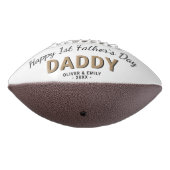 Happy 1st Father's Day Daddy Keepsake 3 Photo アメリカンフットボール (回転270)