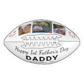 Happy 1st Father's Day Daddy Keepsake 3 Photo アメリカンフットボール (正面)