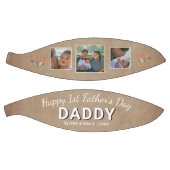 Happy 1st Father's Day Daddy Keepsake 3 Photo バスケットボール (パネル)