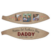Happy 1st Father's Day Daddy Keepsake 3 Photo バスケットボール (パネル)