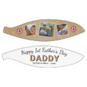 Happy 1st Father's Day Daddy Keepsake 3 Photo バスケットボール (パネル)