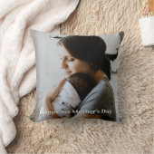 Happy 1st Mother's Dayの写真パーソナライズされた クッション (ブランケット)
