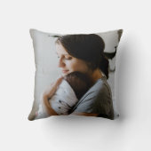 Happy 1st Mother's Dayの写真パーソナライズされた クッション (裏面)