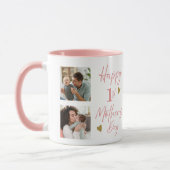 Happy 1st Mothers Day As Mimi 5 Photo Pink   マグカップ (左)