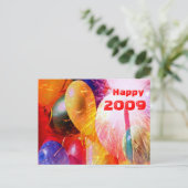 Happy 2009はがき ポストカード (スタンド正面)