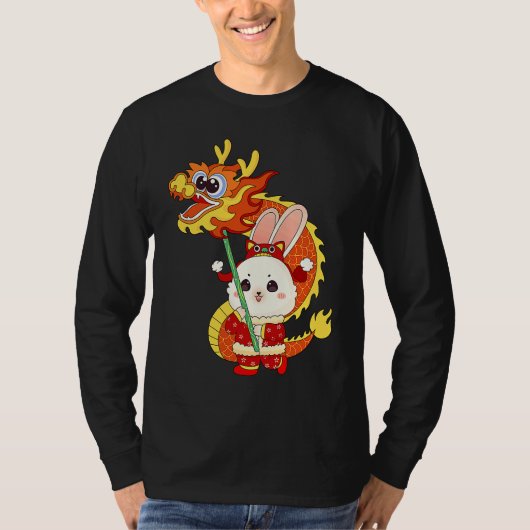 Happy 2023 Chinses Lunar Celebration Asian Dragon  Tシャツ (正面)