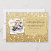 Happy 2025タイポグラフィミニマル新年の写真 シーズンカード (裏面)