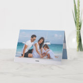 Happy 2025タイポグラフィミニマル新年の写真 シーズンカード (裏面)