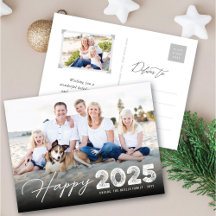 Happy 2025タイポグラフィミニマル新年の写真