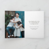 Happy 2025 Blocksフレームタイポグラフィ新年写真 シーズンカード (内部)