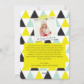 Happy 2025 Blocksフレームタイポグラフィ新年写真 シーズンカード (裏面)