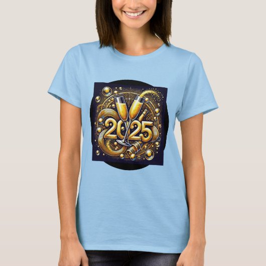 Happy 2025 Tシャツ (正面)