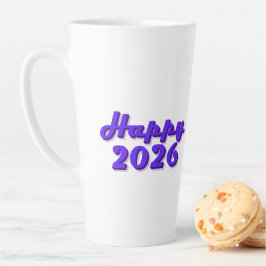Happy 2026 カフェラテマグ