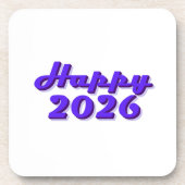 Happy 2026 コースター (正面)