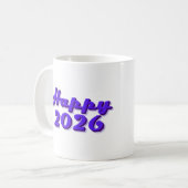 Happy 2026 コーヒーマグカップ (正面左)