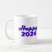 Happy 2026 コーヒーマグカップ (左)