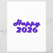 Happy 2026 チラシ (正面)