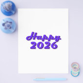 Happy 2026 チラシ (シングル)