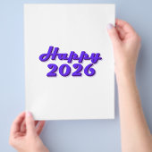 Happy 2026 チラシ (手)