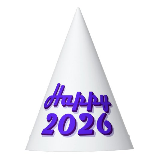 Happy 2026 パーティーハット (正面)