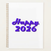Happy 2026 プランナー手帳 (正面)